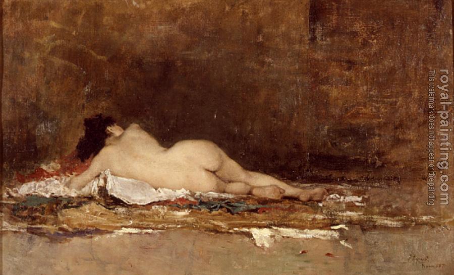 Juan Joaquin Agrasot : Nude (Note), Desnudo (Apunte)